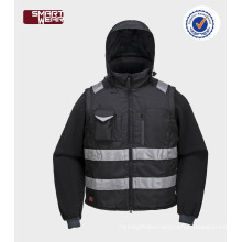 High quality cheap wholesale mens safety pilot jacket with reflective tape